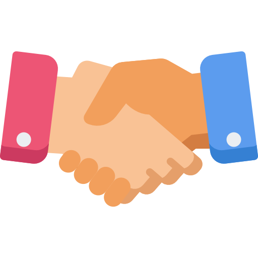 A handshake representing a Kraftt partnership